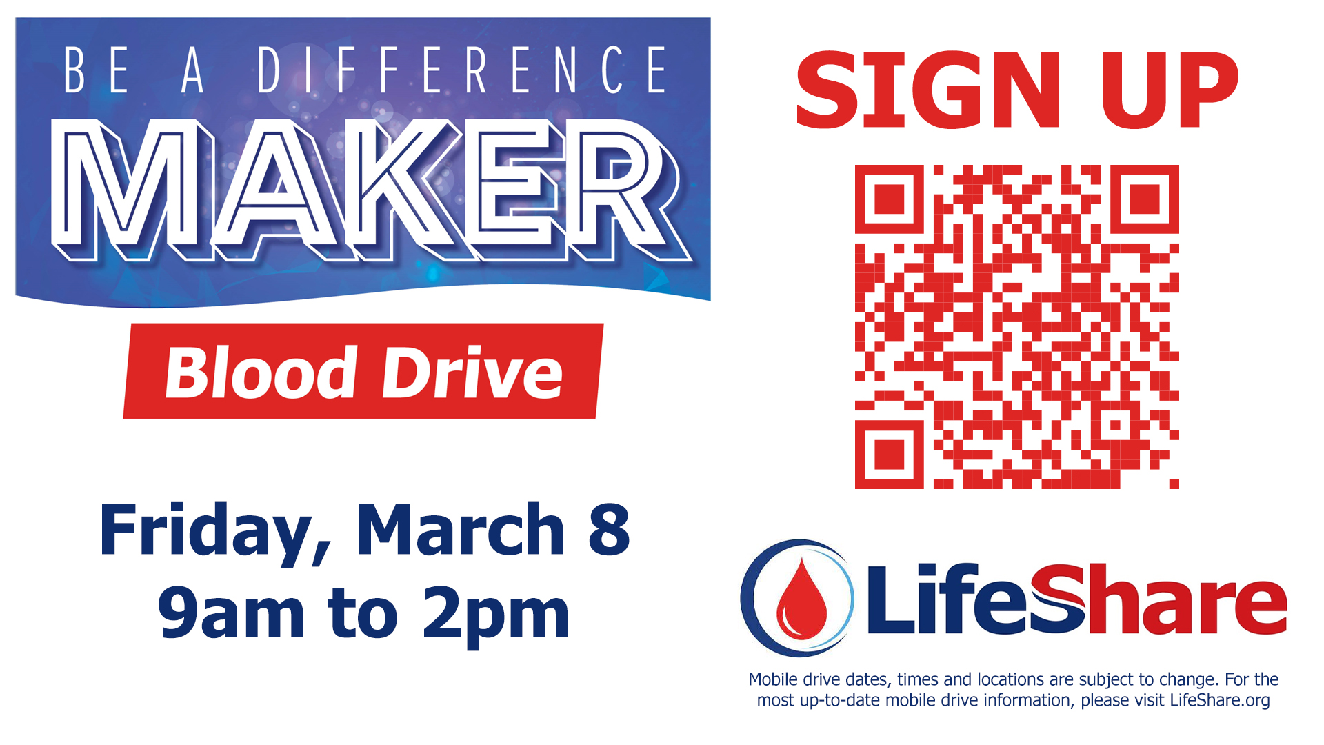 LifeShare Blood Drive