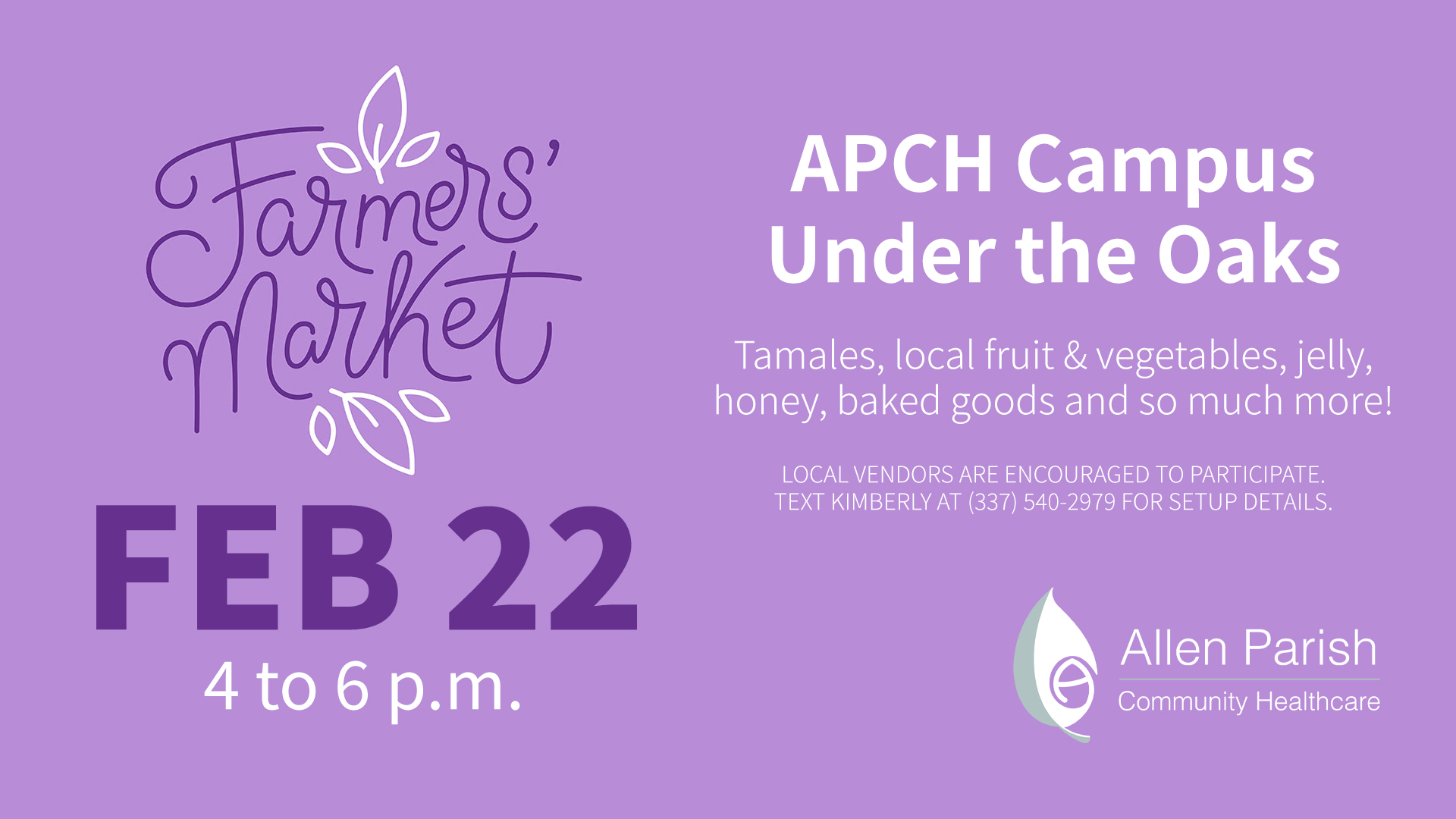 Farmers Market 2/22/24