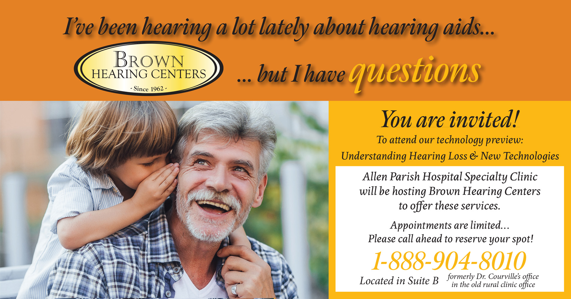 Understanding Hearing Loss New Technologies Allen Parish Understanding Hearing Loss New Technologies Allen Parish